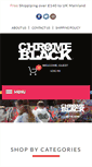 Mobile Screenshot of chromeandblack.com